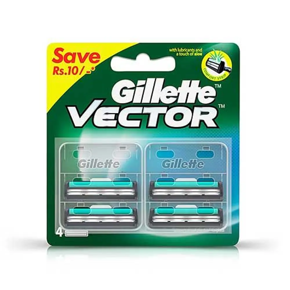 Gillette Vector + Clean Shave Twin Blades 4N