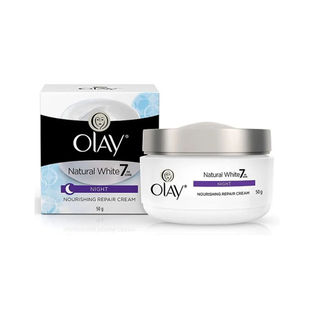 Olay Natural White 7 In One Night Nourishing Repair Cream 50 G