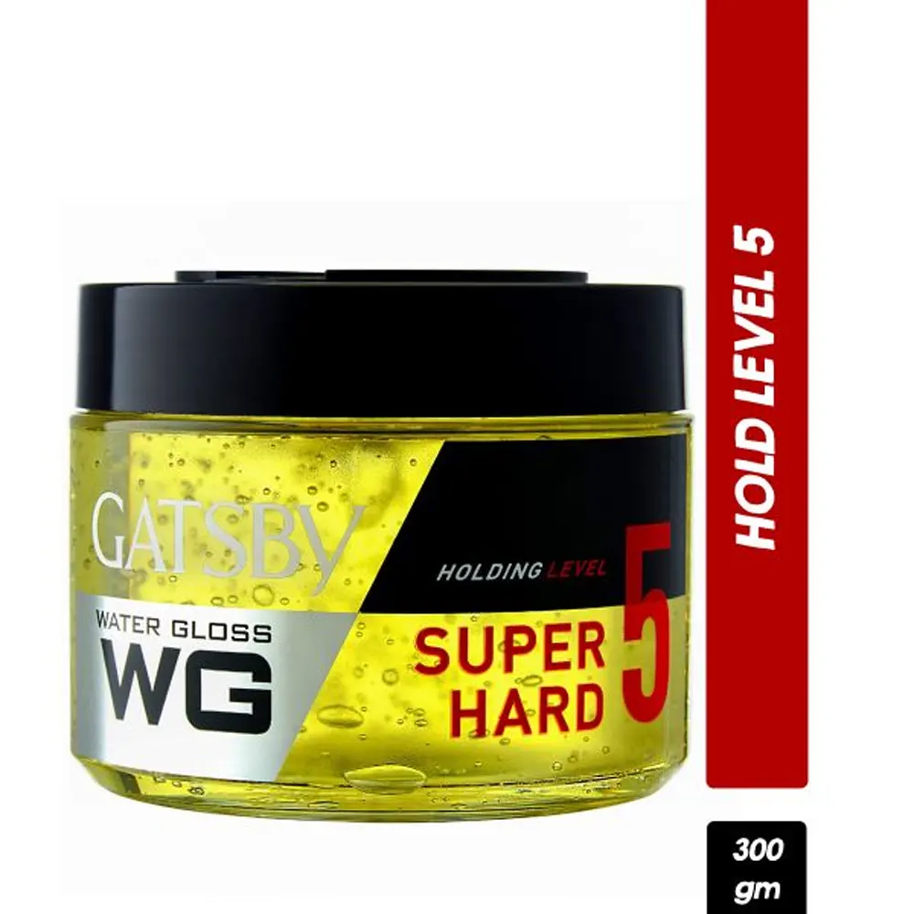 Gatsby Water Gloss Hair Gel Holding Super Hard 5- 300G
