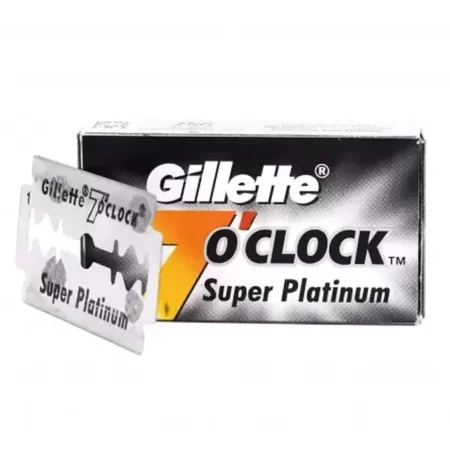 GILLETTE 7 O'CLOCK SUPER PLATINUM BLADES 10N