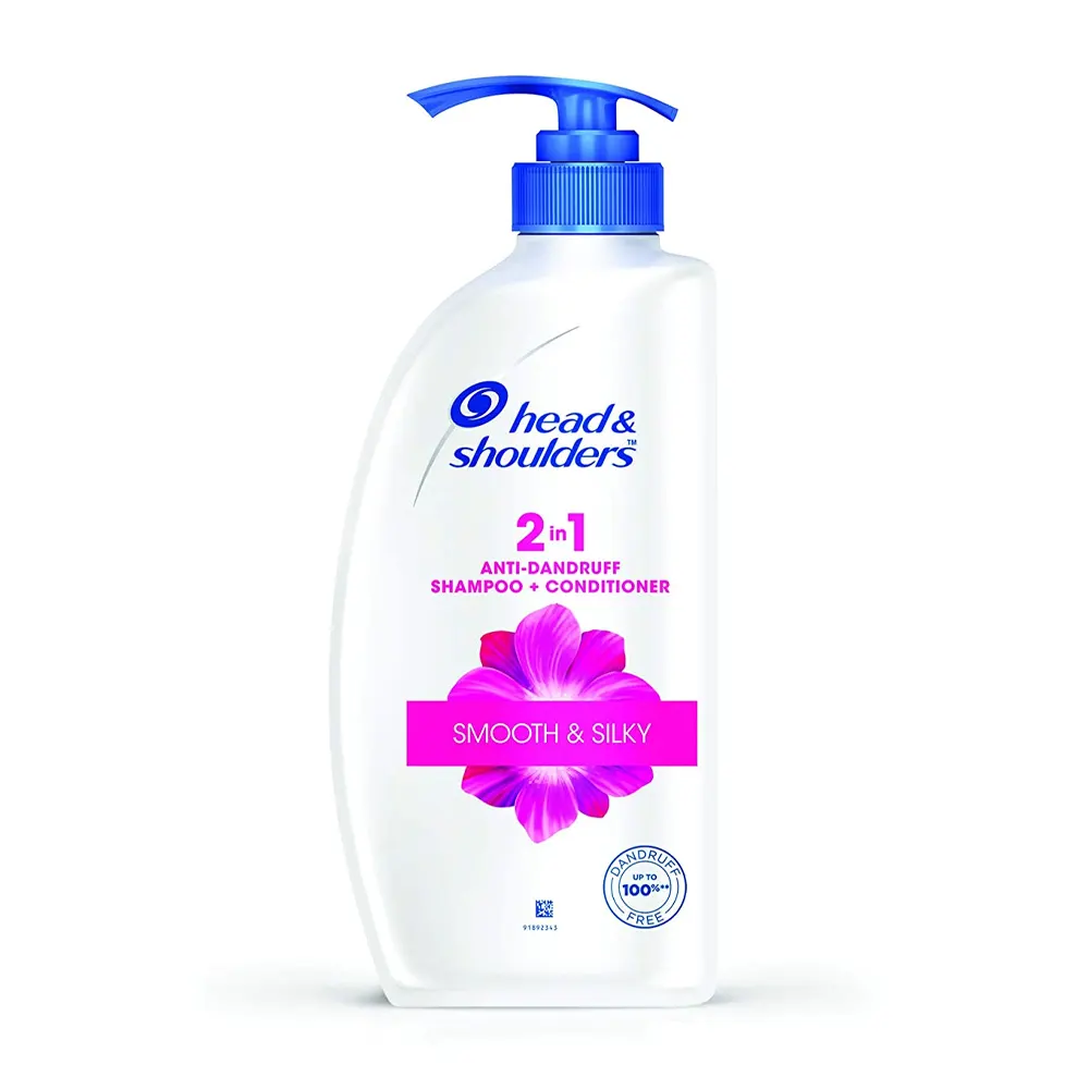 Head And Shoulders 2 In1 Anti-Dandruff Shampoo + Conditioner Smooth And Silky 650Ml