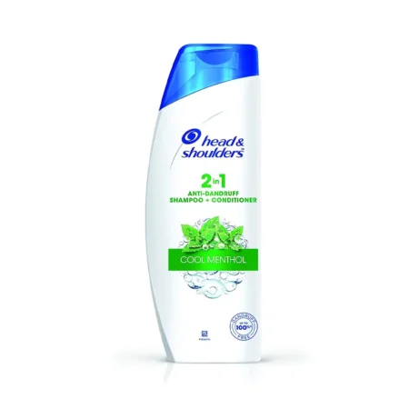 Head And Shoulders 2 In 1 Anti-Dandruff Shampoo + Conditioner Cool Menthol New 340Ml