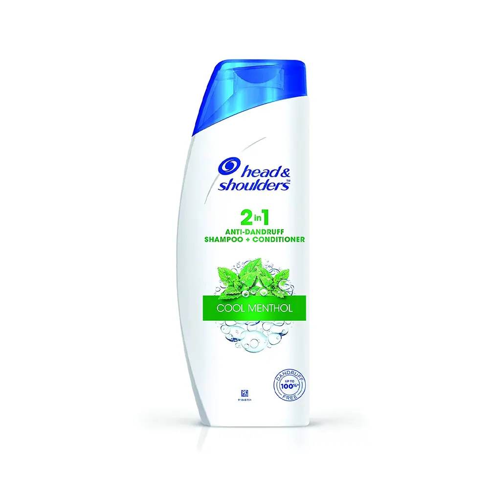 Head And Shoulders 2 In 1 Anti-Dandruff Shampoo + Conditioner Cool Menthol  72Ml