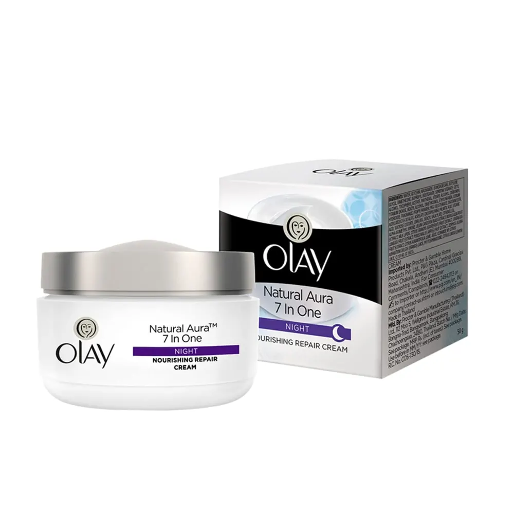 Olay Natural Aura 7 In One Night Nourishing Repair Cream 50G