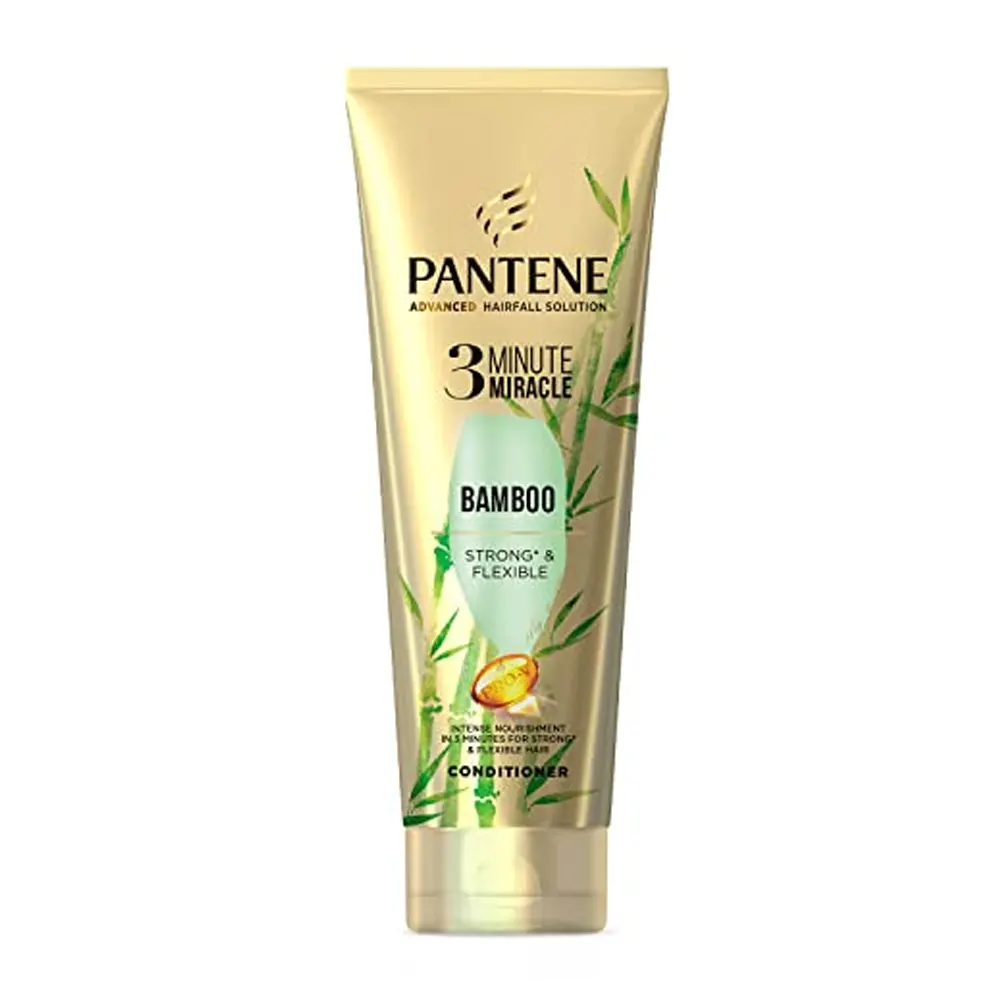 Pantene Advanced Hairfall Solution 3 Minute Miracle Bamboo Strong And Flexible Conditioner 200Ml