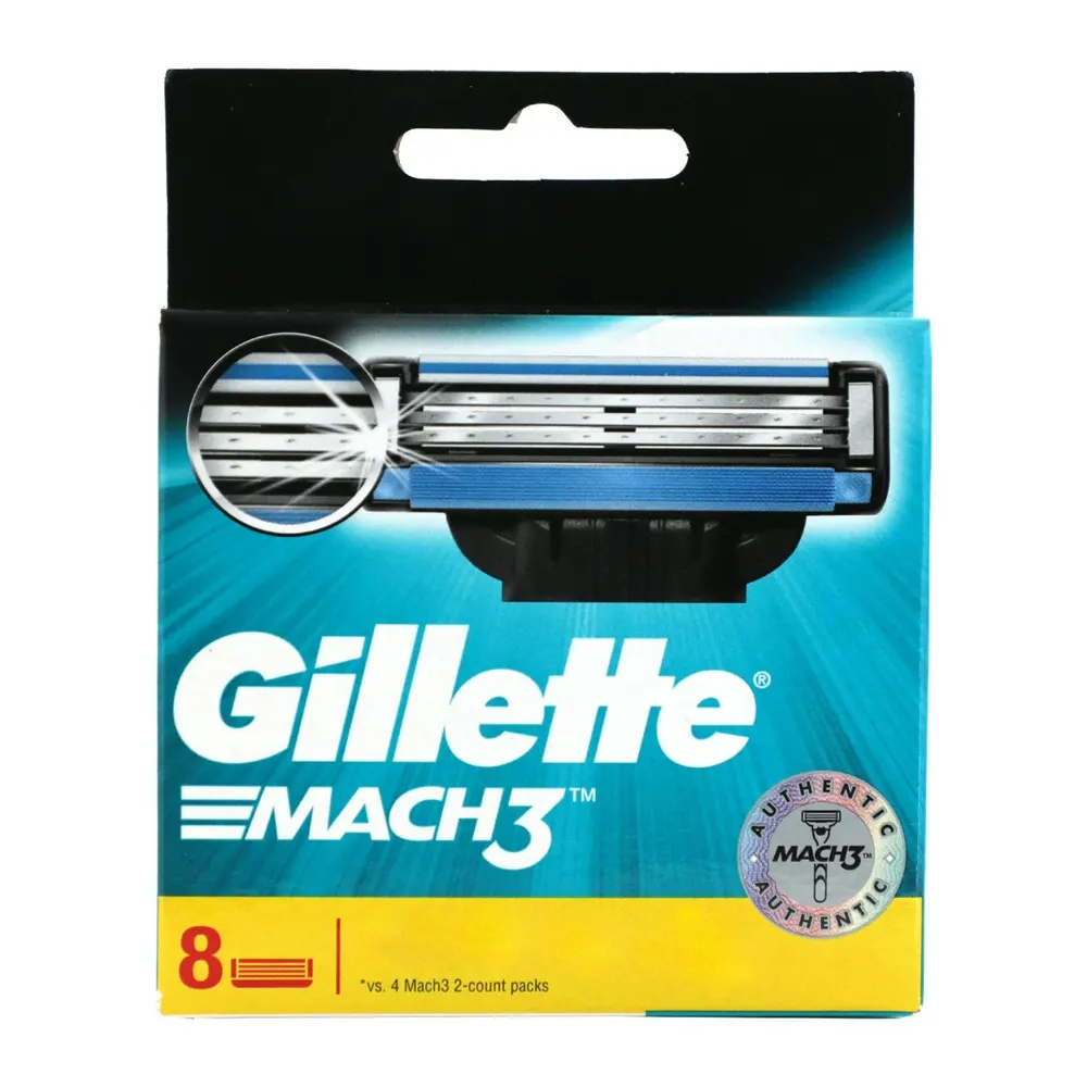Gillette Mach 3 Carts Fit All Mach3 Razors 8 N