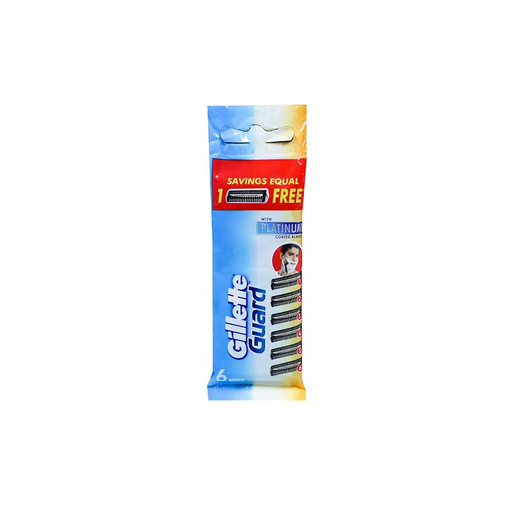 Gillette Guard With Platinum Coated Blades 1N + 1N + 6N