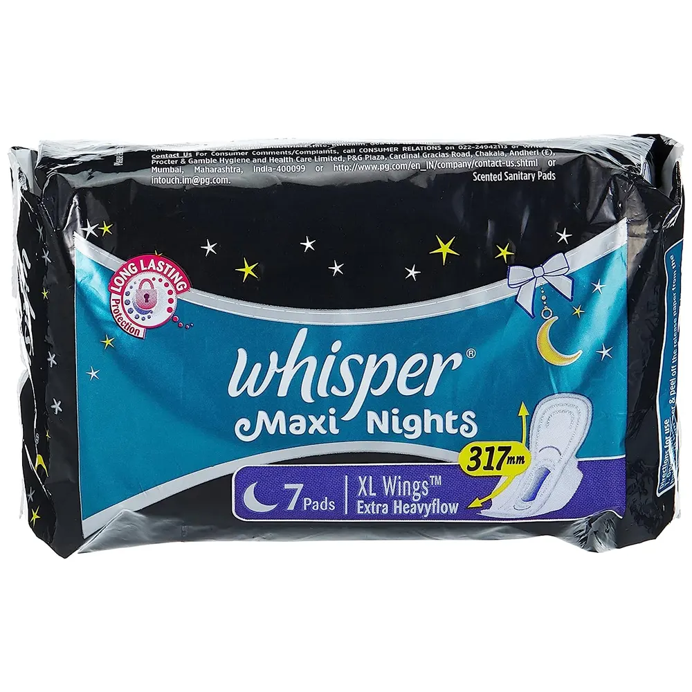 Whisper Maxi Nights Xl Wings Extra Heavyflow 317Mm 7N