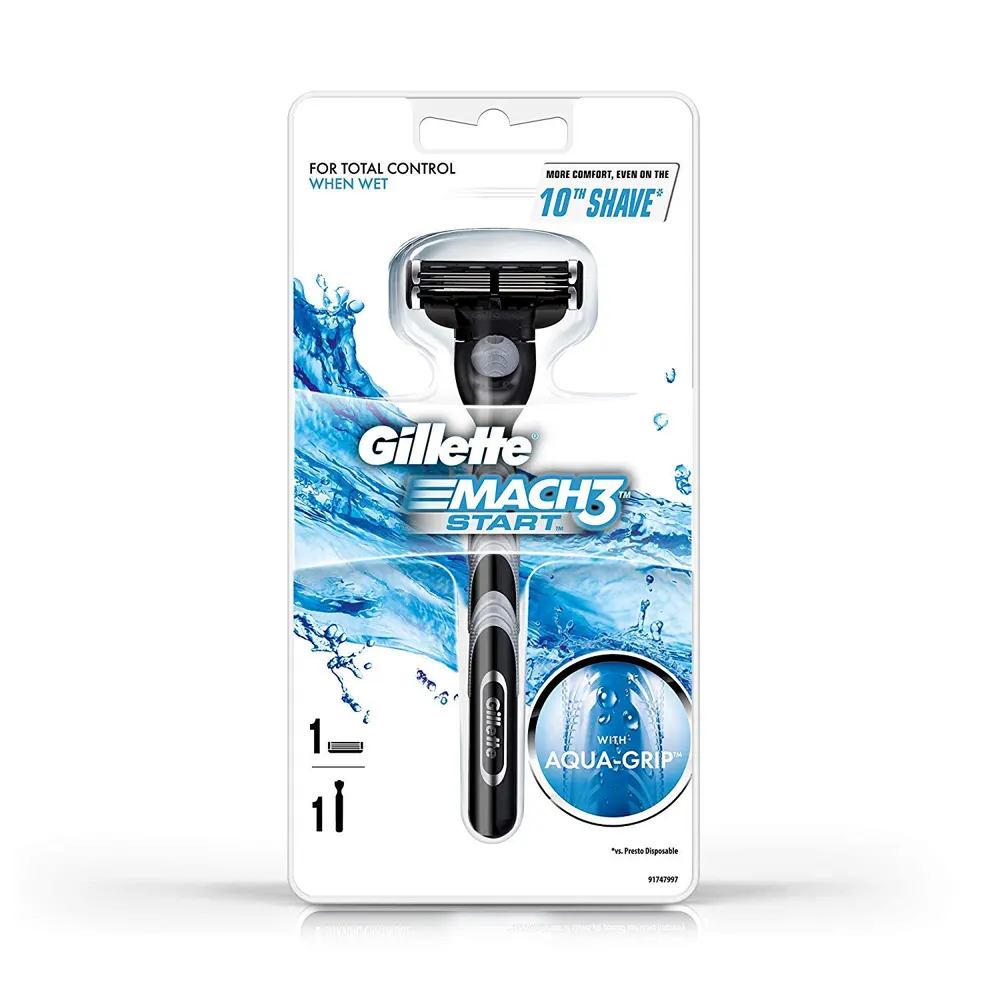 Gillette Mach 3 Start With Aqua Grip 1N + 1N