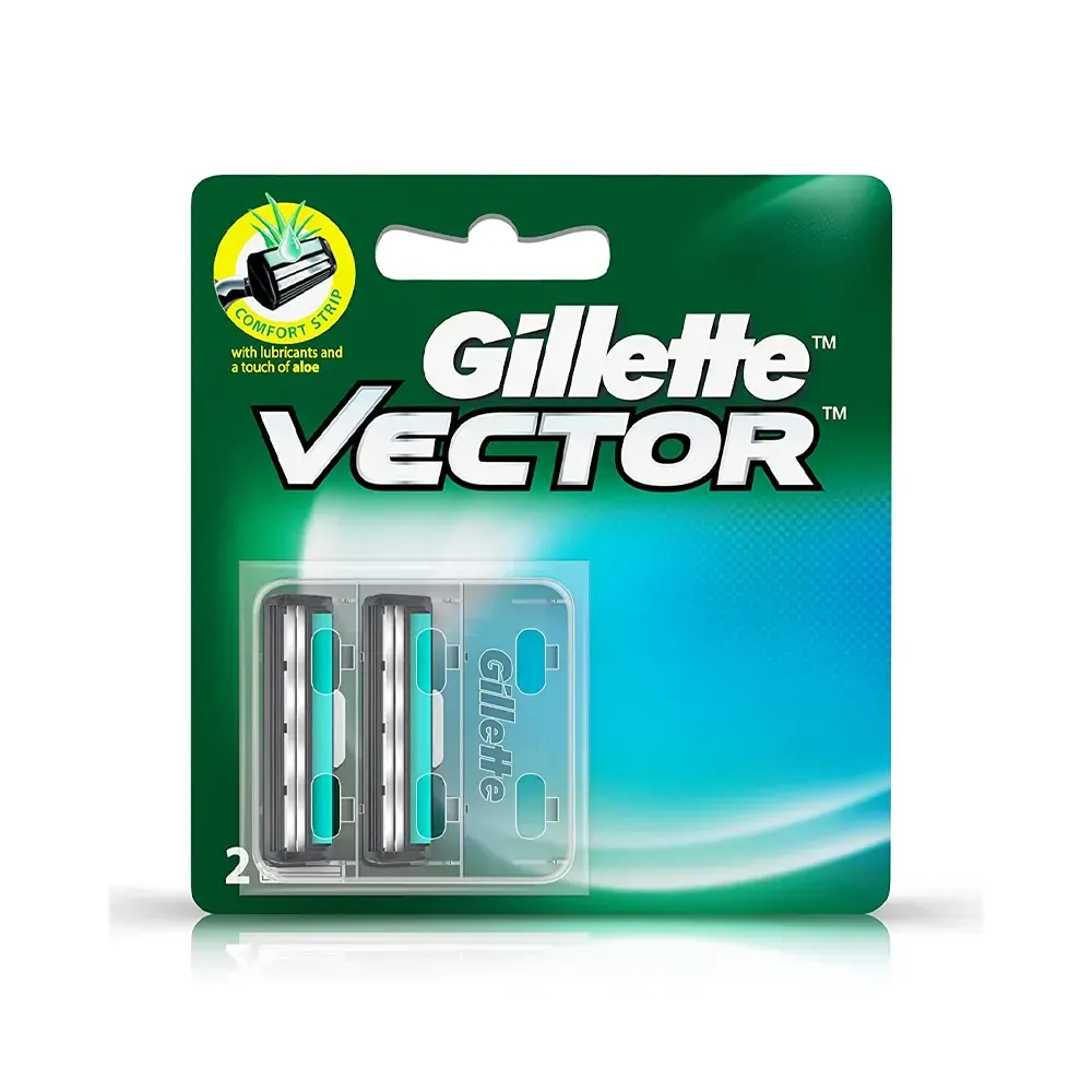 Gillette Vector + Clean Shave Twin Blades 2N