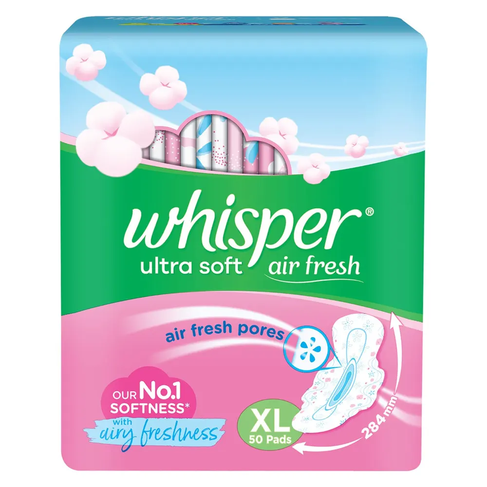 Whisper Ultra Soft Air Fresh Xl 50N