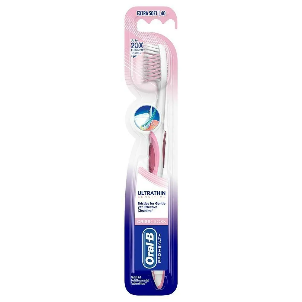 Oral-B Criss Cross Sensitive Ultrathin Extra Soft Toothbrush 1N