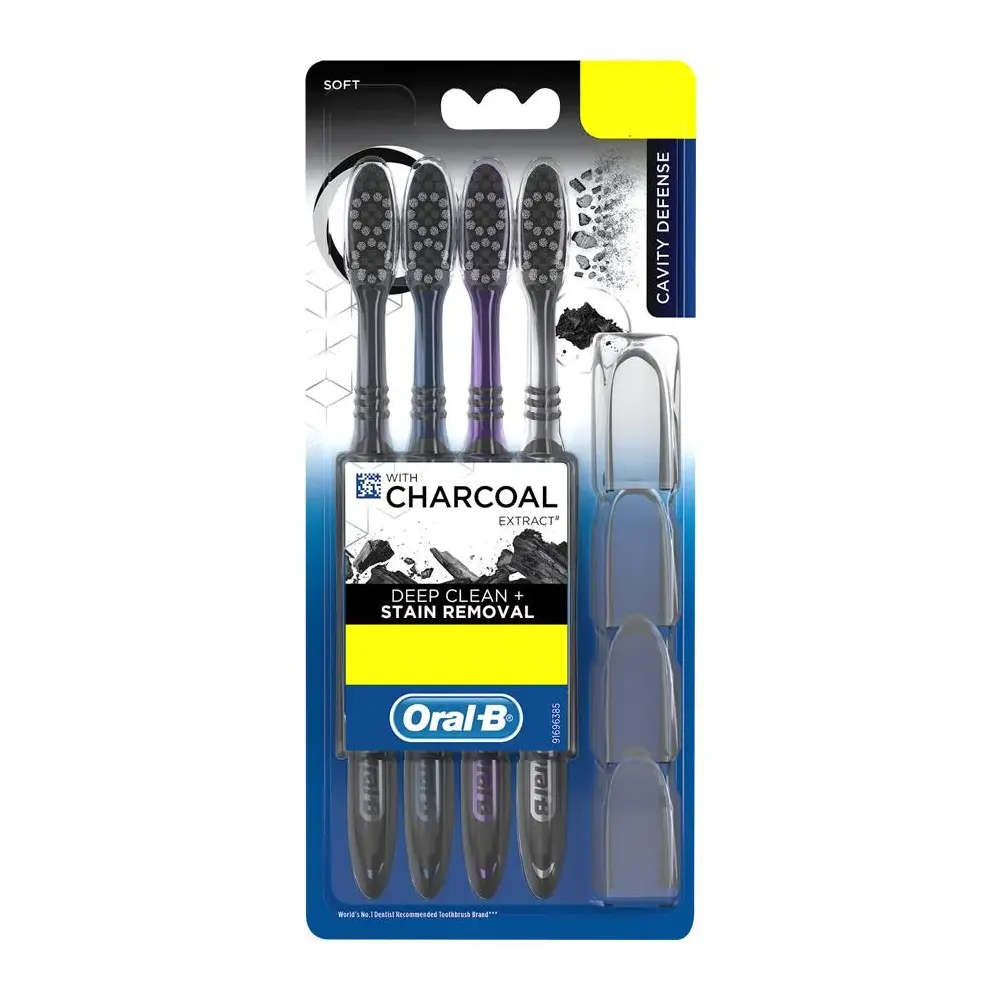 Oral-B With Charcoal Extract Cavity Defense Soft 4N
