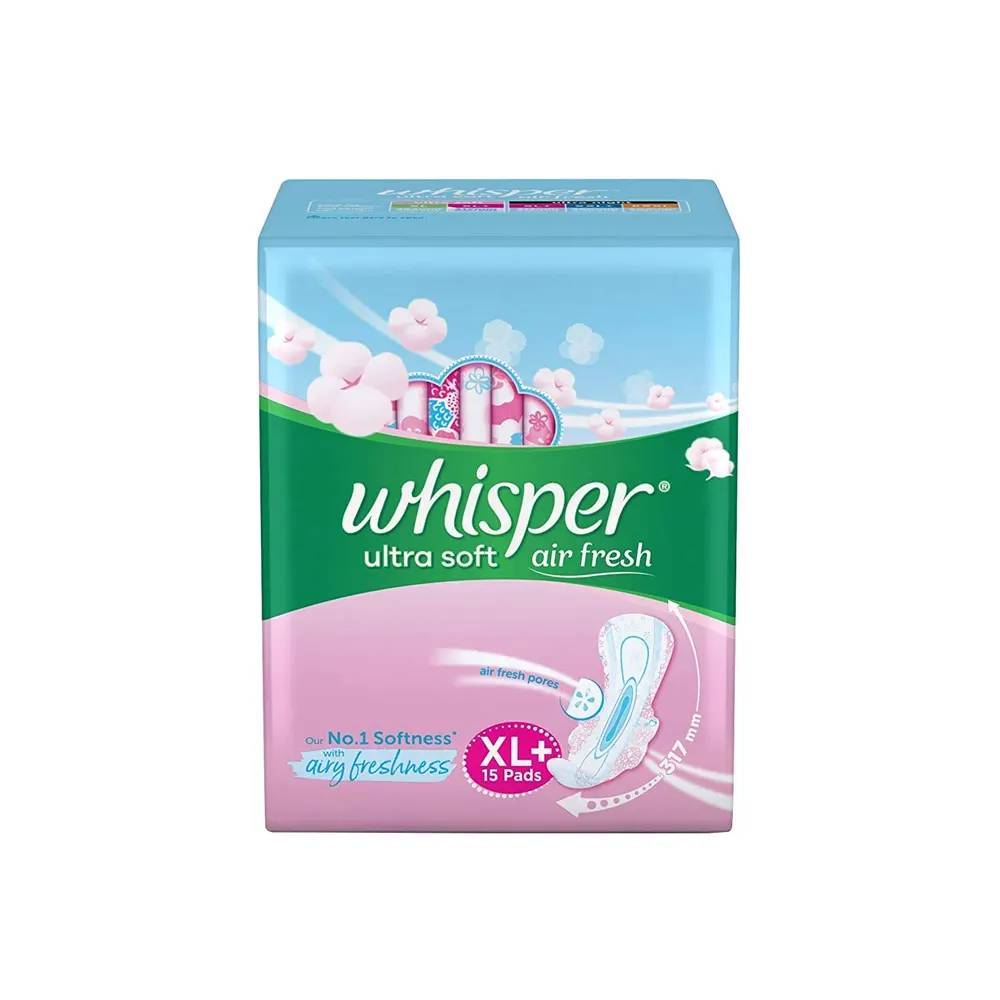 Whisper Ultra Soft Air Fresh Xl+ 15N