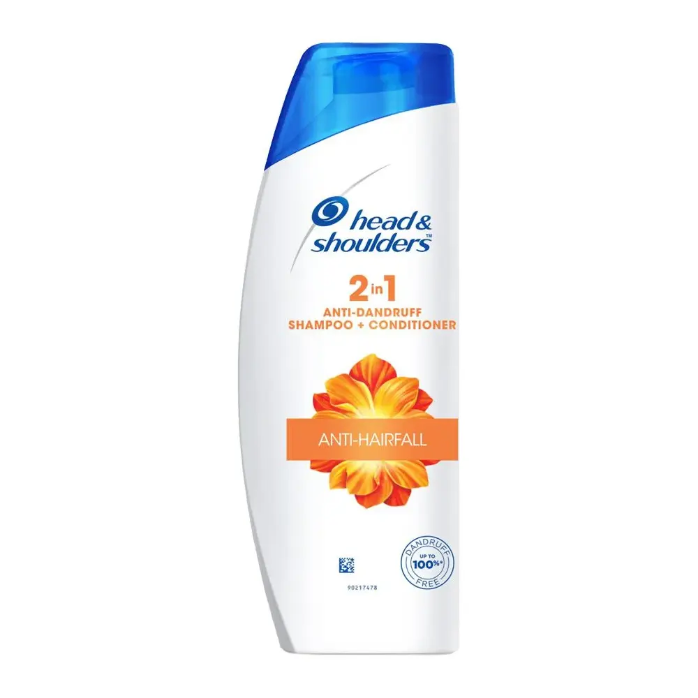 Head And Shoulders 2 In 1 Anti-Dandruff Shampoo + Conditioner Anti Hairfall 340Ml