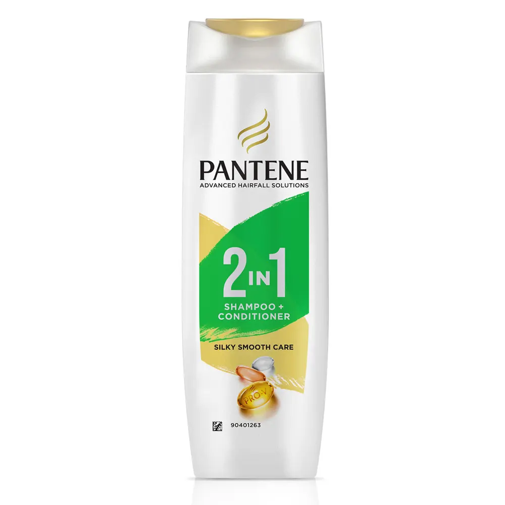 Pantene Advanced Hairfall Solutions 2 In 1 Shampoo + Conditioner Silky Smooth Care 340Ml