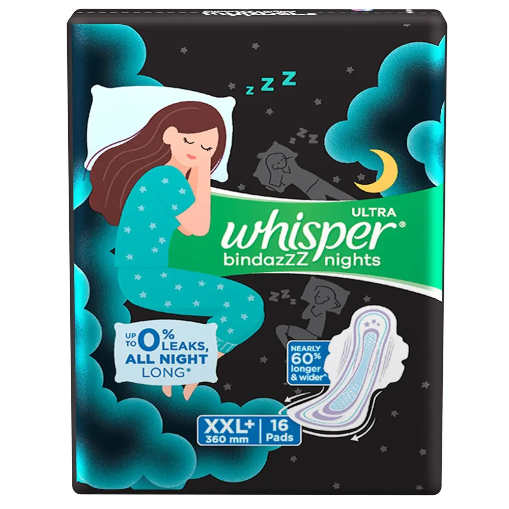 Whisper Bindazz Nights Ultra Xxl+ 16N