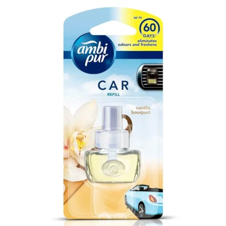 AMBI PUR CAR REFILL VANILLA BOUQUET UP TO 60 DAYS 7.5ML