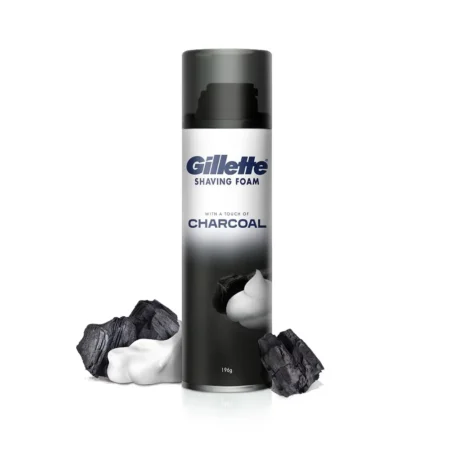 Gillette Shaving Foam Charcoal 196G