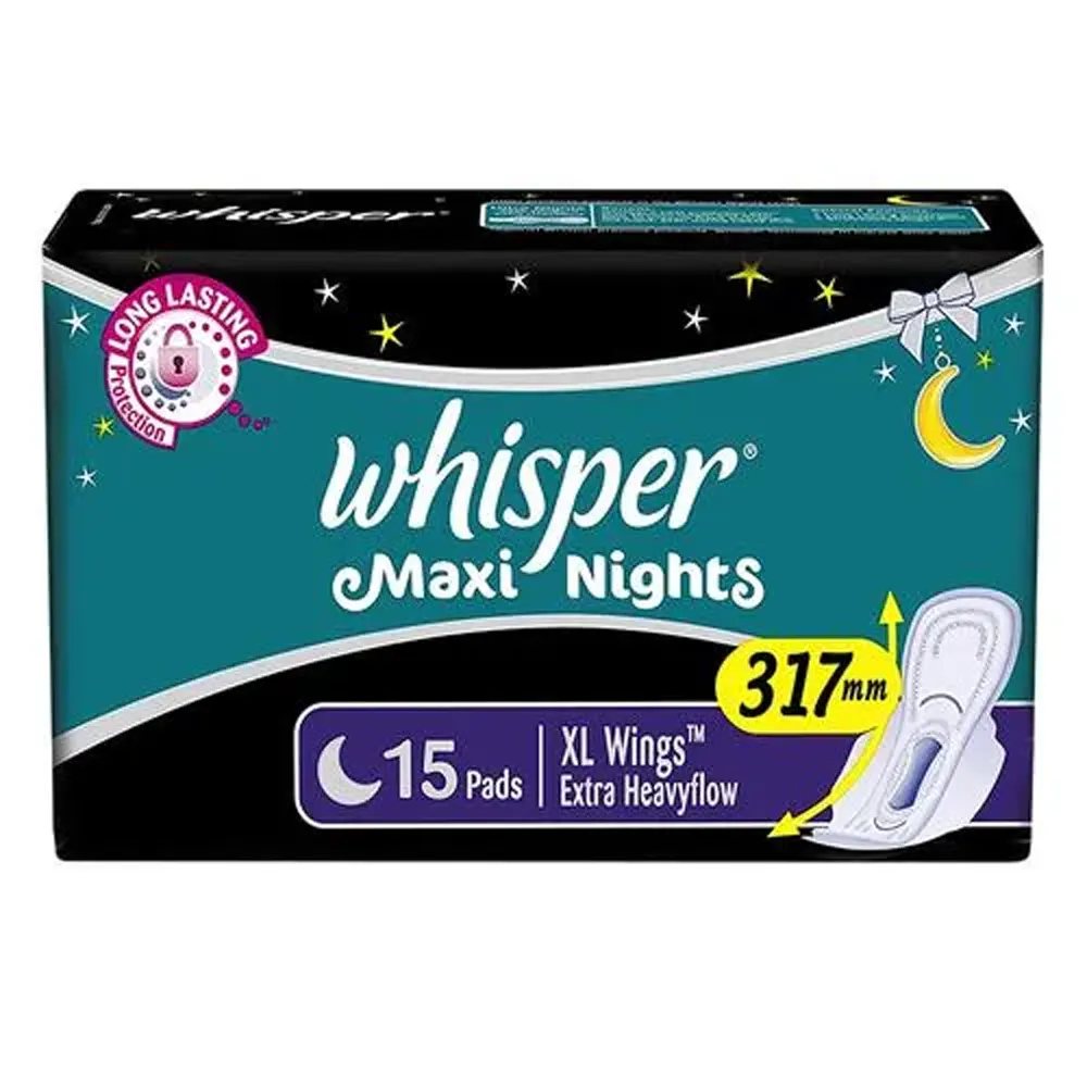 Whisper Maxi Nights Xl+ Wings Extra Heavyflow 7N