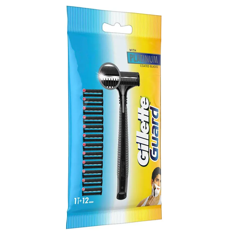 Gillette Guard 1 Handle + 12 Cartridge 1N