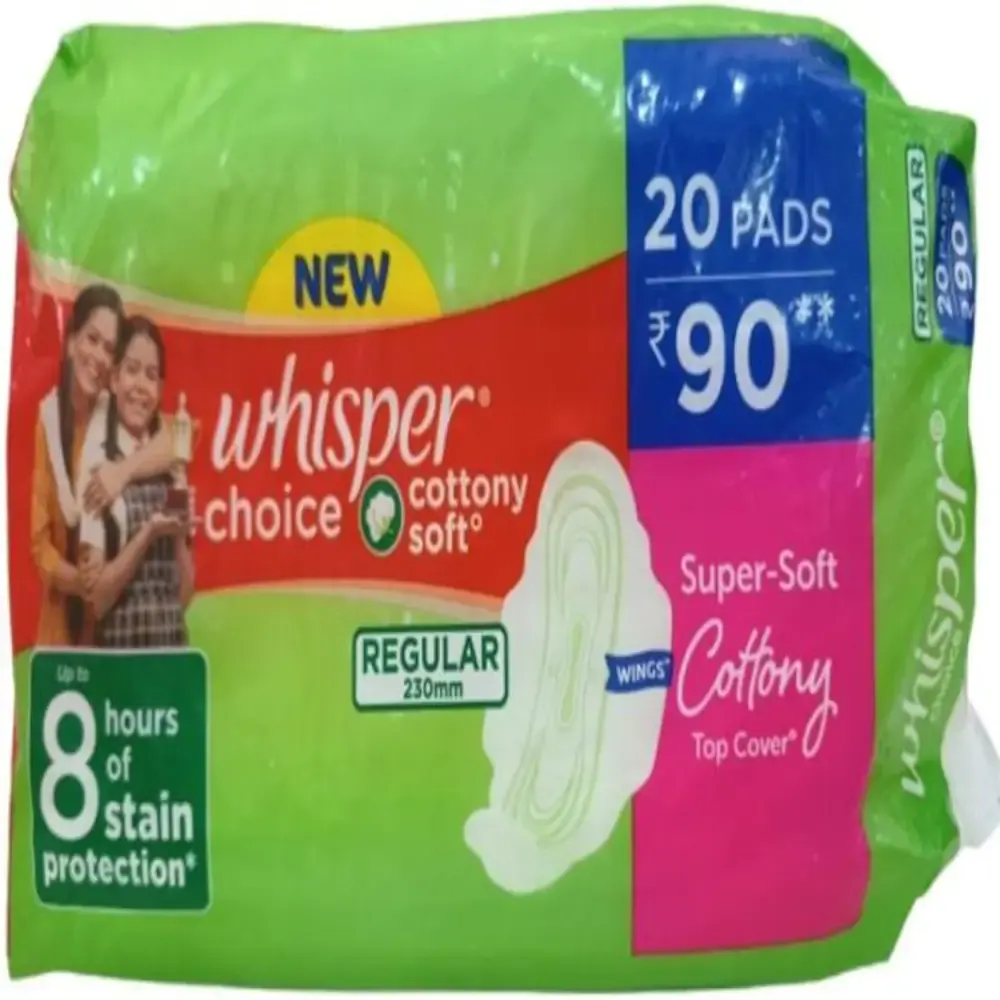 Whisper Choice Cottony Soft Regular 230Mm 20N