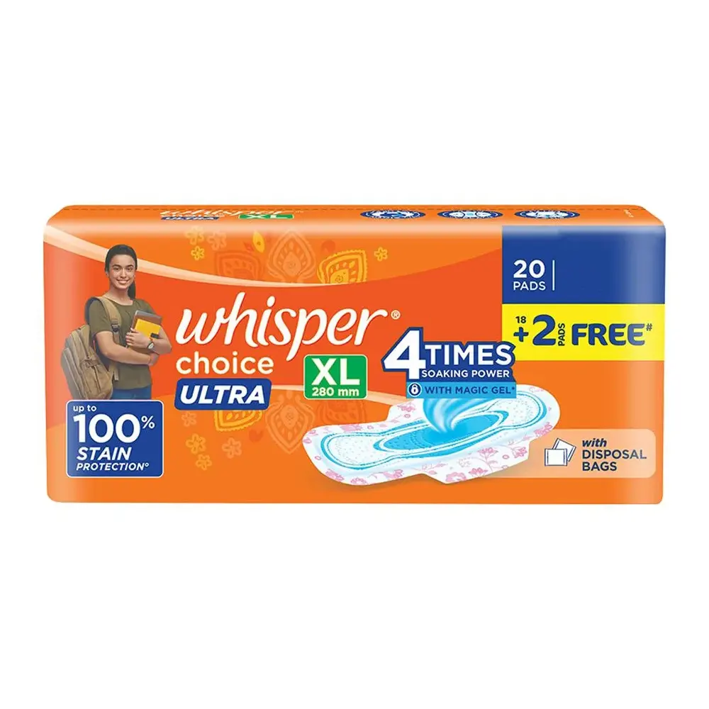 Whisper Choice Ultra 4 Times Soaking Power Xl 280Mm 18N+2N
