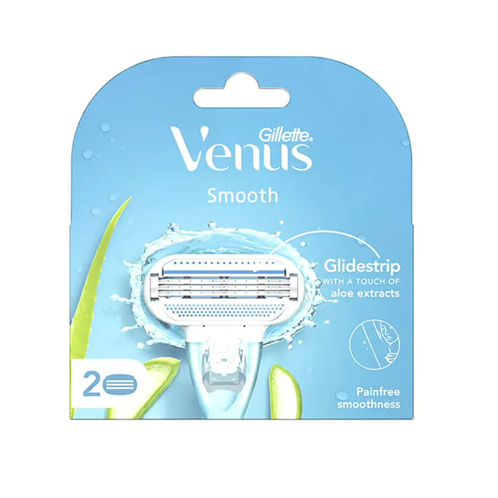 Gillette Venus Smooth Glide Strip With A Touch Of Aloe Extracts Painfree Smoothness 2N