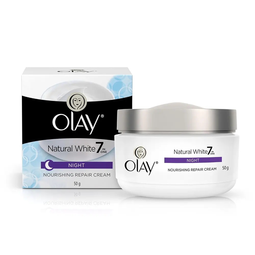 Olay Natural Aura 7 In One Night Nourishing Repair Cream.50Gm