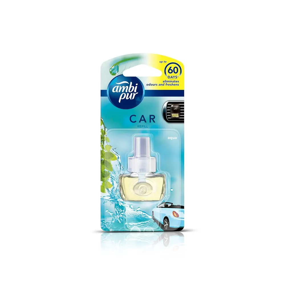 Ambi Pur Car Refill Aqua Eliminates Odours And Freshens 7.5Mll