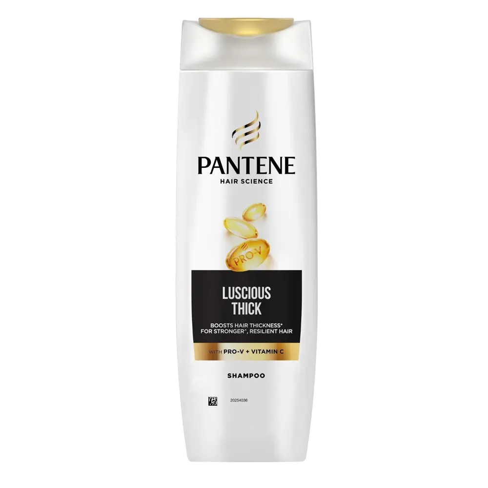 Pantene Hair Science Luscious Thick With Pro-V +Vitamin C Shampoo 180Ml
