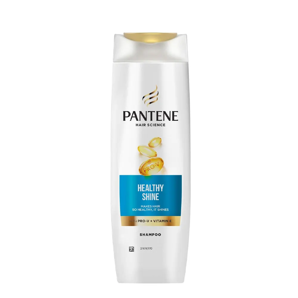 Pantene Hair Science Healthy Shine Shampoo Makes Hair So Healthy,It Shines With Pro-V+Vitamin E 340Ml.
