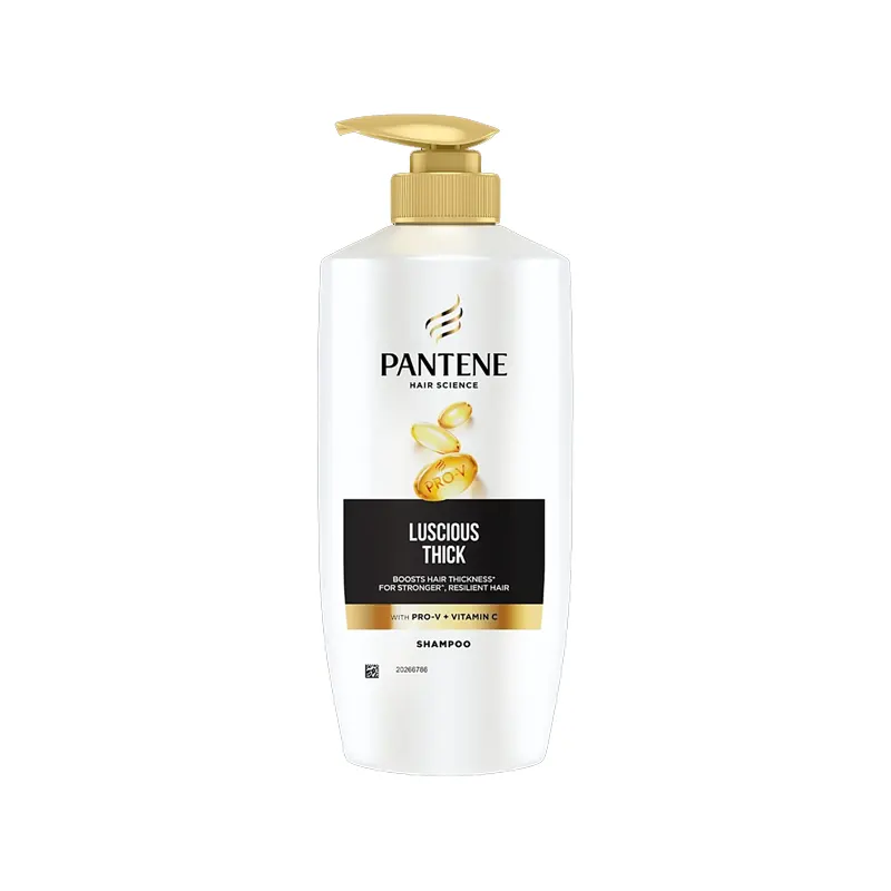 Pantene Hair Science Luscious Thick With Pro-V +Vitamin C Shampoo 650Ml