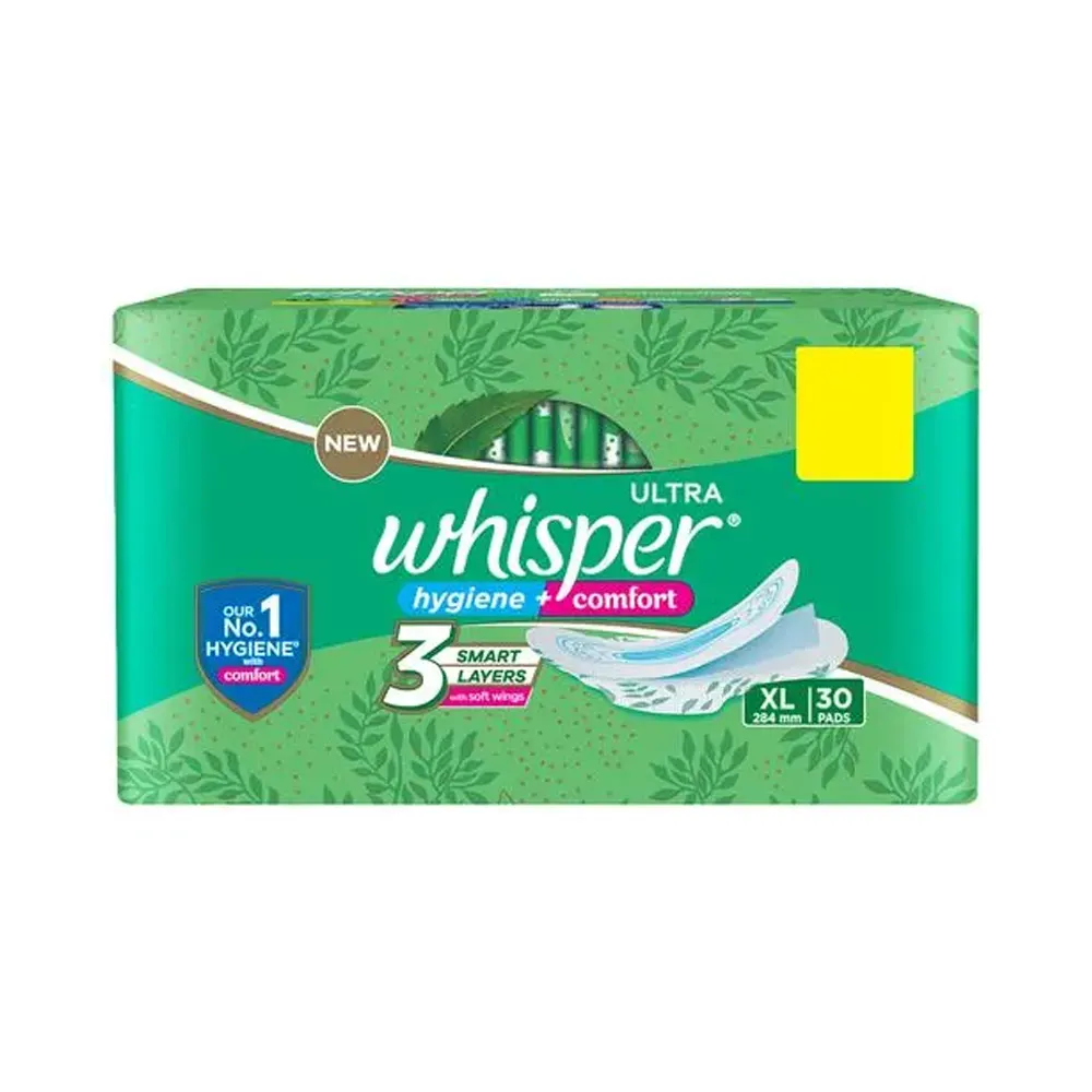 Whisper Ultra Hygiene + Comfort Xl 284Mm 30N