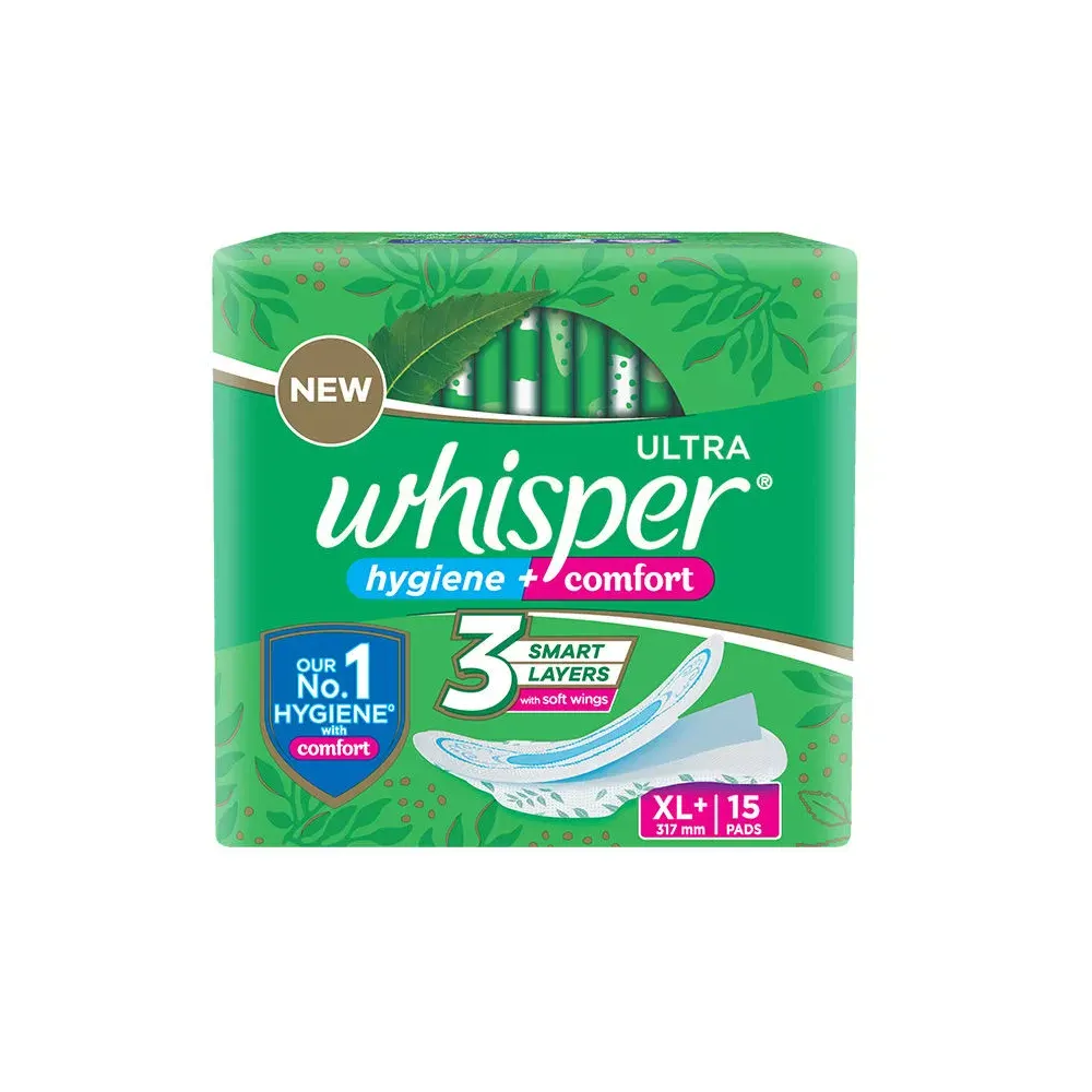 Whisper Hygiene + Comfort Xl 317Mm + 45 Pads