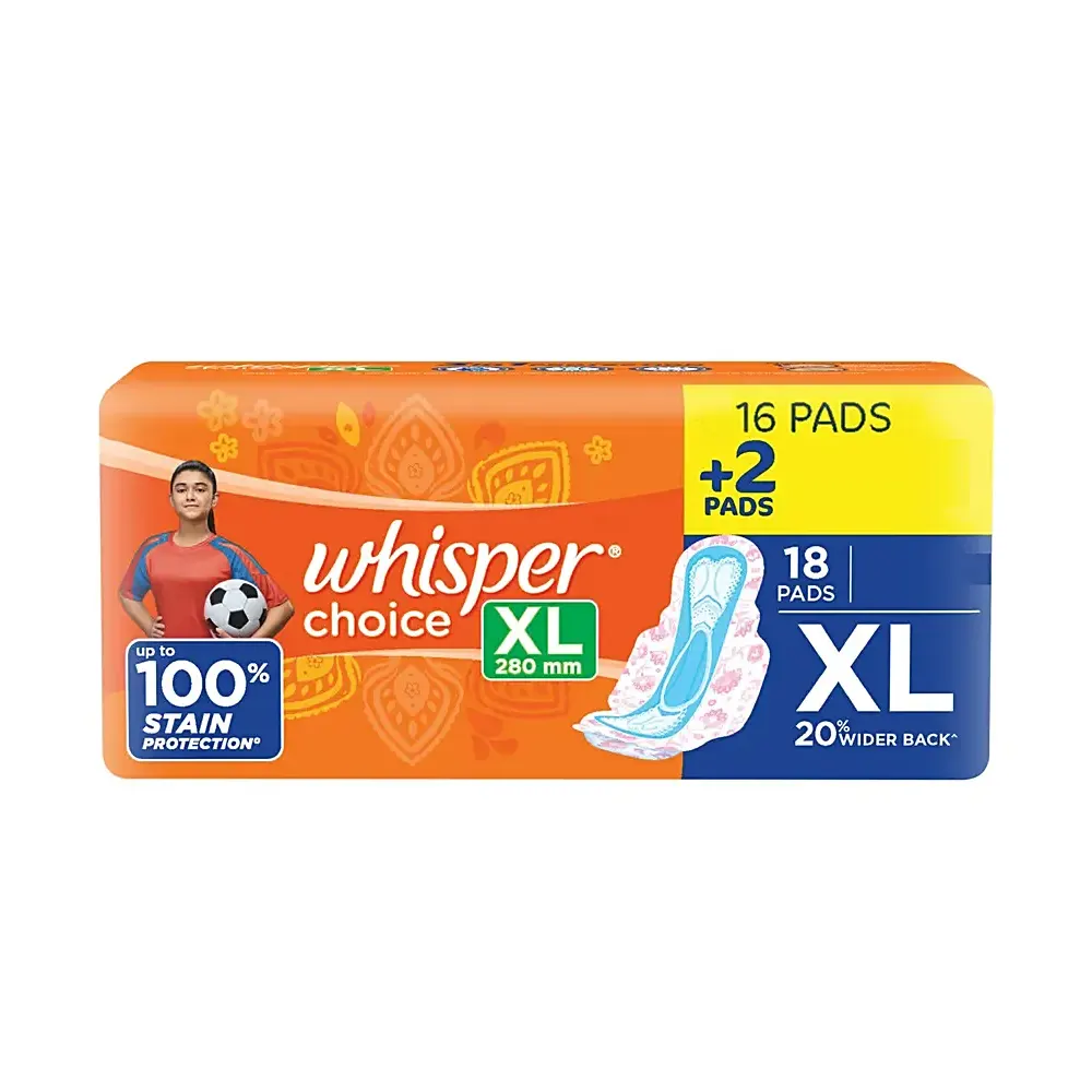 Whisper Choice Xl 280Mm 20% Wider Back 18N