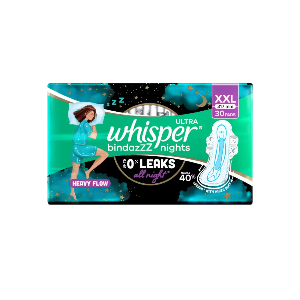 Whisper Ultra Bindazzz Nights Xxl+ 360Mm 30Pads