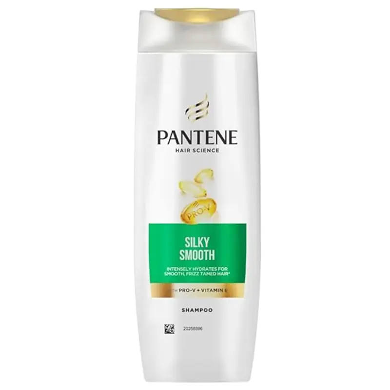 Pantene Hair Science Silky Smooth Shampoo With Pro-V + Vitamin E 400Ml