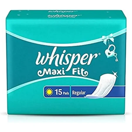 WHISPER MAXI FIT REGULAR 15PADS
