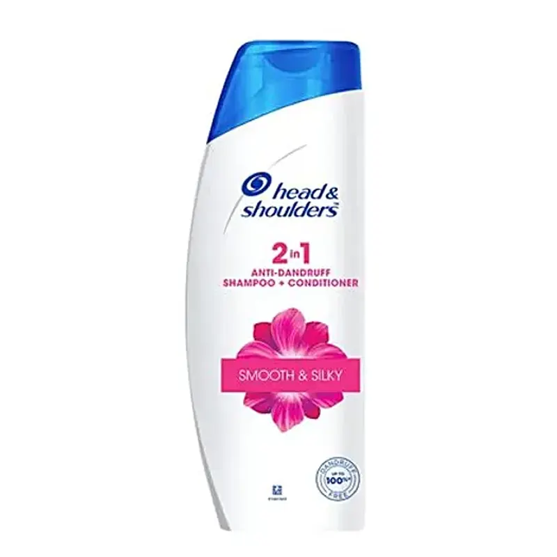 Head &Amp; Shoulders 2 In 1 Anti Dandruff Shampoo + Conditioner With Almond Milk Smooth &Amp; Silky 180Ml