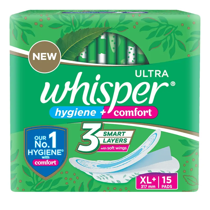 Whisper Hygiene + Comfort Xl + 15Pads