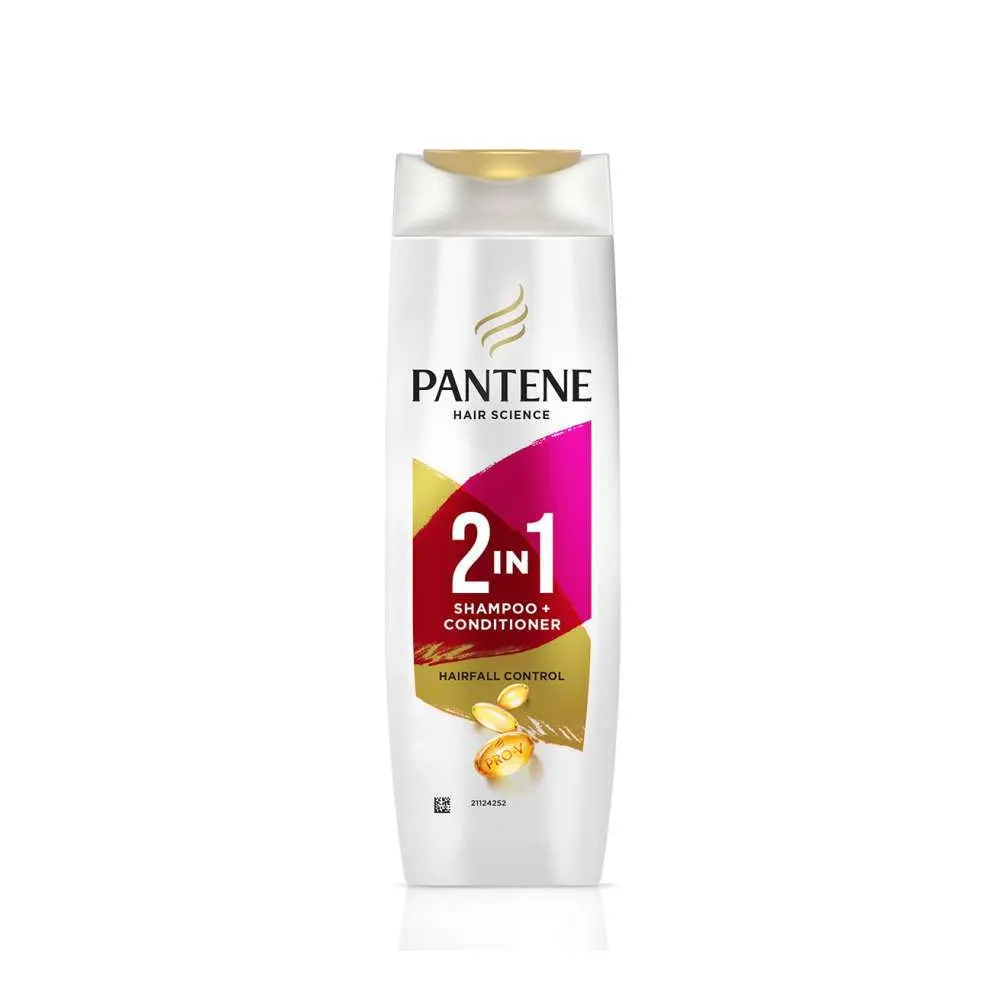 Pantene Hair Science 2 In 1 Shampoo + Conditioner Hair Fall Controll 180Ml