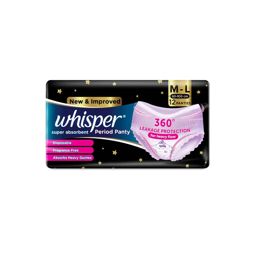 Whisper Super Absorbent Period Panty 12N