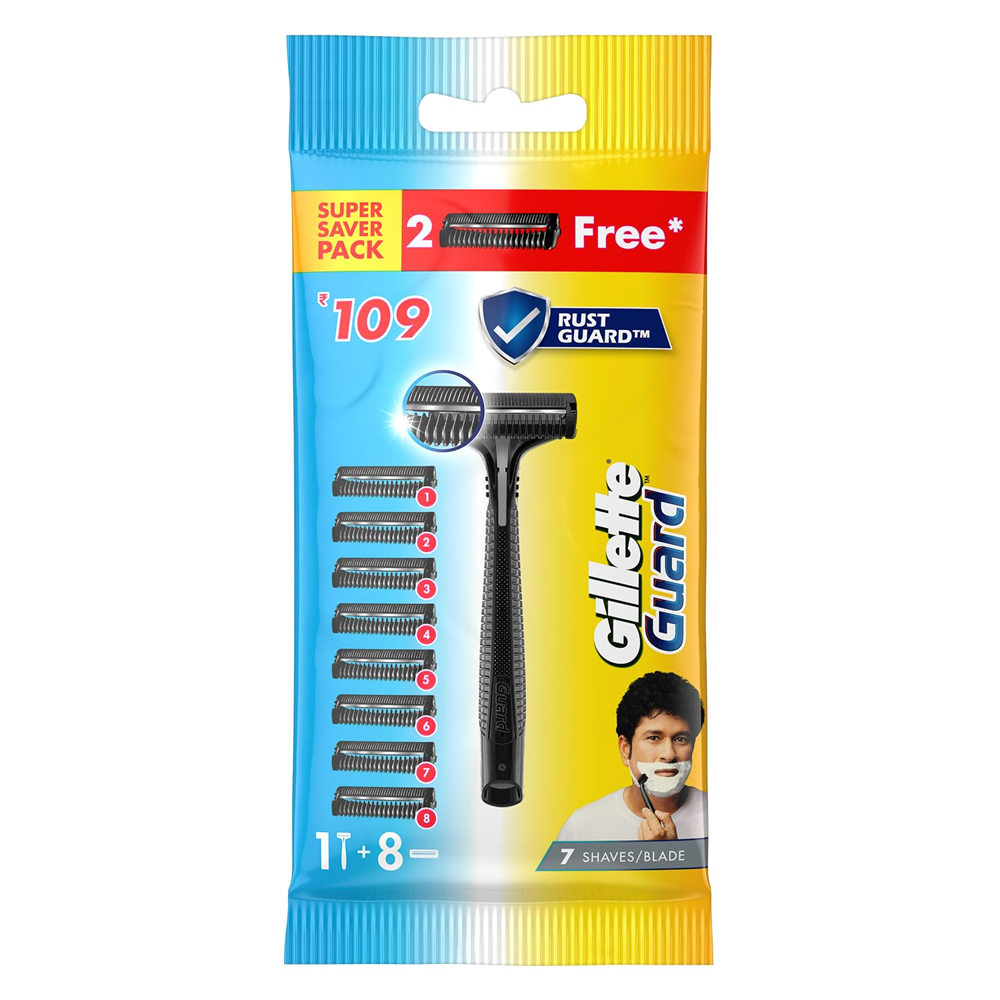 Gillette Guard Rust Guard 1 + 8  Blades