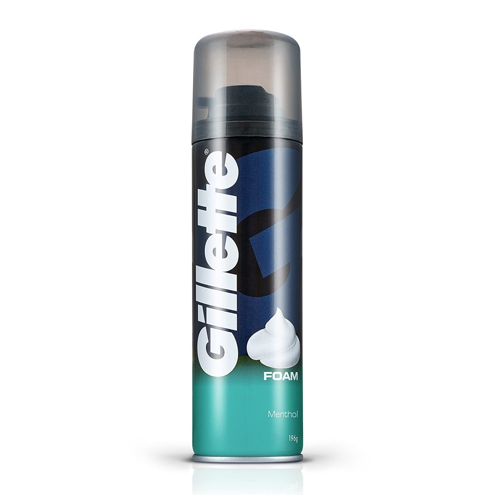 Gillete Shaving Foam With A Tpuch Of Menthol 196G