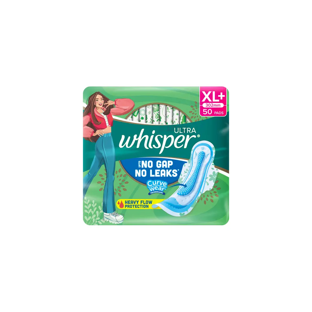 Whisper Ultra Curve Wear No Gap No Leaks Xl+ 50N