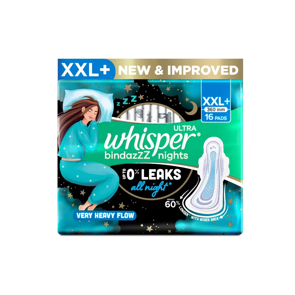 Whisper Ultra Bindazz Nigts Xxl+ 16N