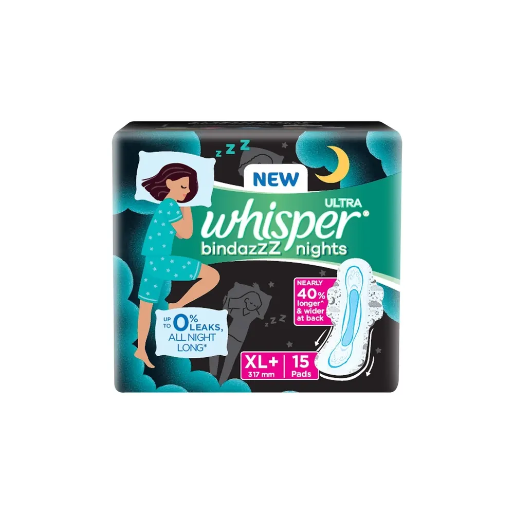 Whisper Ultra Bindazz Nights Xxl 30N
