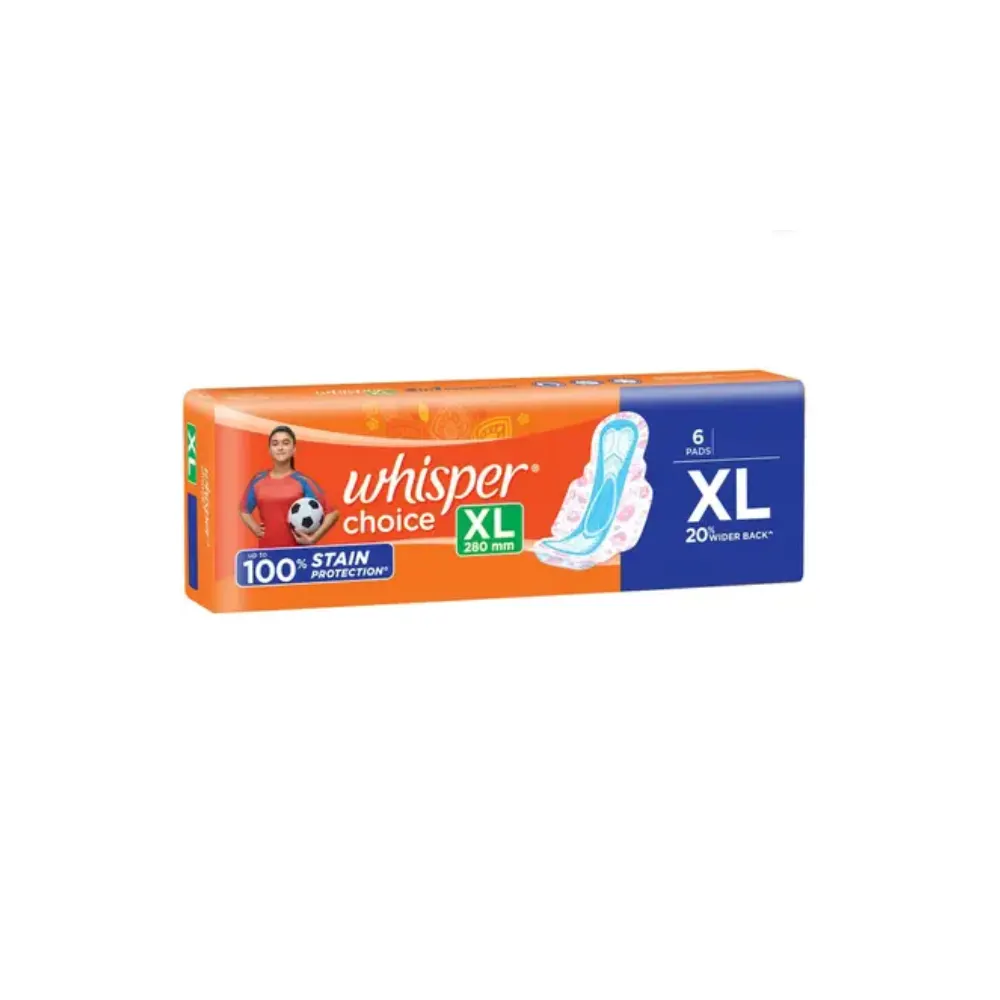 Whisper Choice 100% Protection All Day 6+1N
