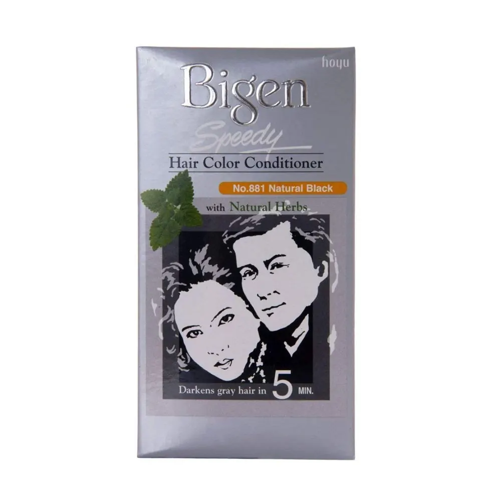Bigen Speedy Hair Color Conditioner 881 Natural Black 80G